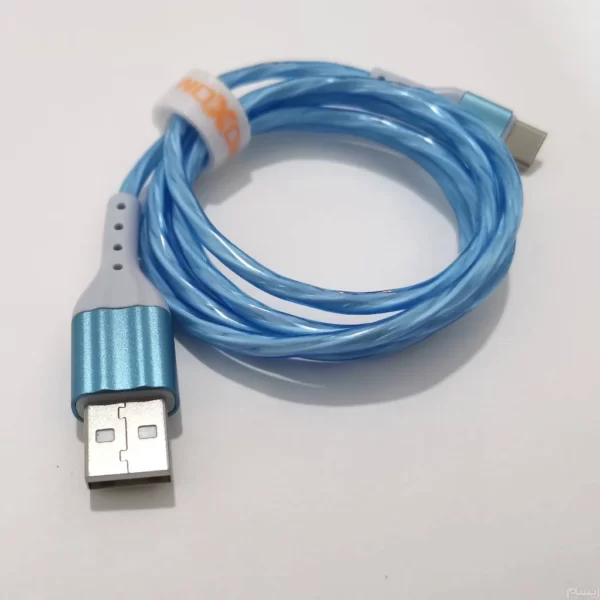 کابل تبدیل USB به USB-C موکسوم مدل MX-CB68 LED