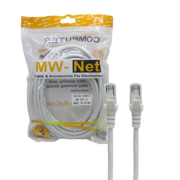 کابل شبکه Cat6 مدل MW-Net به طول 5 متر
