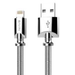 کابل شارژ و انتقال داده فلزی لایتنینگ باوین Bavin CB-101 Lightning Cable 1m