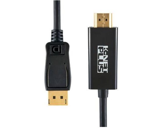 کابل DISPLAYPORT به HDMI کی نت پلاس  طول 1.8متر