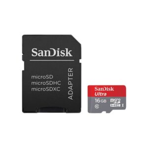 Micro SD Sandisk Ultra 16GB CLS10 A1 UHS 1 3 300x300 - حافظه microSDHC سن دیسک   ظرفیت ۱۶ گیگابایت