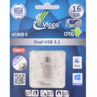 فلش ۳۲ گیگ ویکومن Vicco VC400 OTG Type-C USB3.1