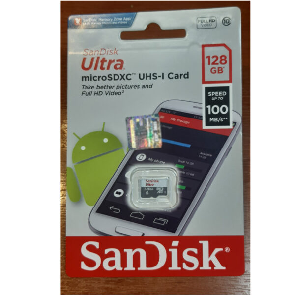 کارت حافظه microSDXC سن دیسک مدل Ultra کلاس 10 ظرفیت 128 گیگابایت