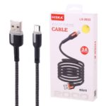 کابل تبدیل USB به MicroUSB هیسکا مدل LX-2022 طول 2 متر