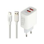 شارژر دیواری هیسکا مدل H107 به همراه کابل تبدیل Micro USB