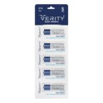 باتری ریموت کنترل 27A وریتی بسته ۵ تایی ا Verity Super Alkaline 12V 27A Battery