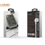 چند راهی برق و شارژر USB برند LDNIO مدل SC3604