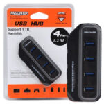 هاب مچر MR-138 4PORT USB کلید دار MACHER