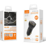 شارژر فندکی الدینیو Ldnio C104 توان 60 وات