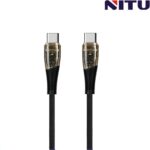 کابل تبدیل شارژ تایپ سی TypeC به تایپ سی TypeC نیتو NITU NC322 طول 1 متر