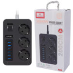 چندراهی و محافظ برق و شارژر ارلدام مدل ES-SC07 توان 3000 وات