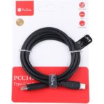 کابل دو سر تایپ سی فست شارژ 60 وات پرووان PCC141 طول 1.2 متر