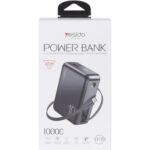 پاوربانک یسیدو 22.5W مدل YP70 ظرفیت 10000 میلی آمپر ساعت