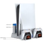 استند و شارژر دسته بازی دابی مدل DOBE TP5-3532D PS5 سفید
