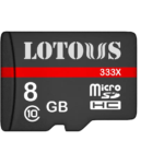 کارت حافظه‌ microSDHC لوتوس استاندارد U1 کلاس 10 مدل 333X ظرفیت 8 گیگابایت